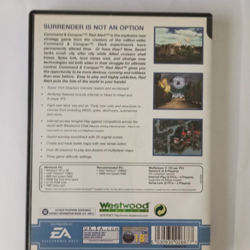 Command & Conquer Red Alert PC game