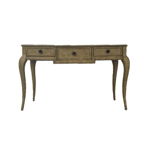 Handmade wooden console with vintage patina like new
