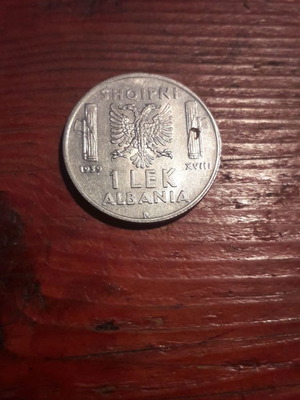 Νόμισμα 1 Lek 1939 Αλβανίας μεταχειρισμένο