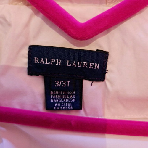 Ralph Lauren girls jacket 3 years white like new