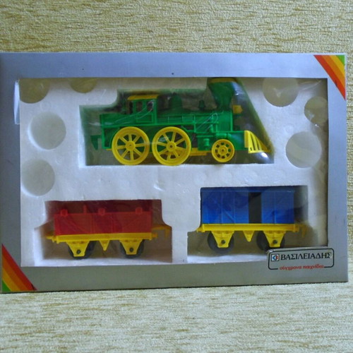 Kivi Vasileiadis Whistling Wind-Up Train New with Box