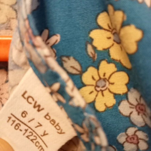 Lc Waikiki Summer Dress for Girls 6-7 Years Like New, Blue Floral