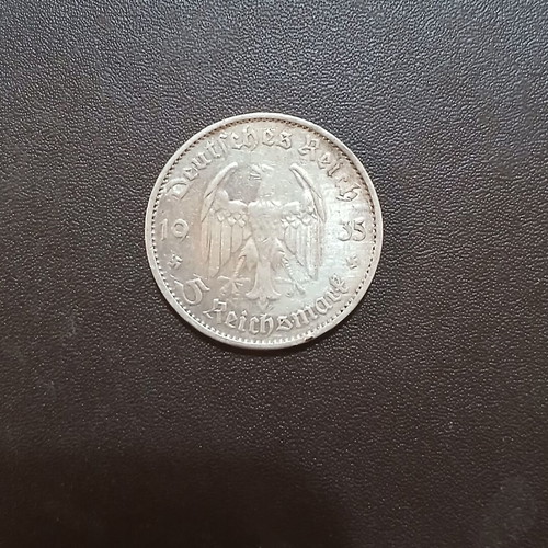 Silver coin Germany 5 mark 1935