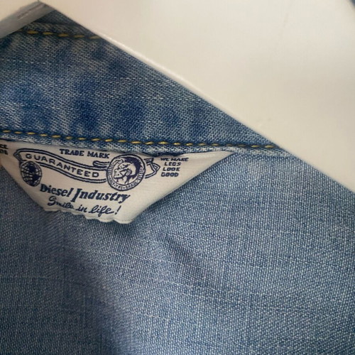 Diesel jeans shirt like new, blue, size L