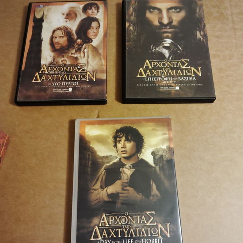 The Lord of the Rings DVD set used with subtitles