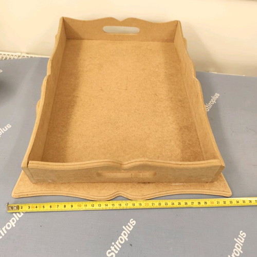 Wooden serving tray large new