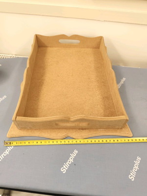 Wooden serving tray large new