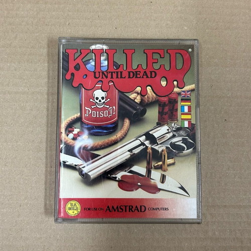 Killed Until Dead Amstrad CPC game used, US Gold 1987