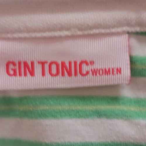Gin tonic sleeveless striped blouse like new, multicolor, size L