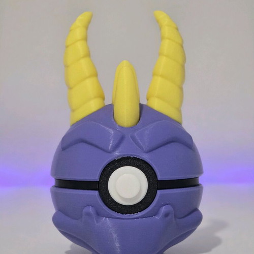 Spyro Pokéball 3D printed figure