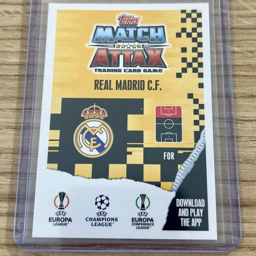 Vini Jr Real Madrid Topps Match Attax card