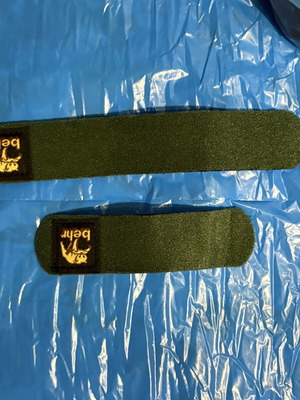 Behr Velcro fishing rod straps set of 2 new
