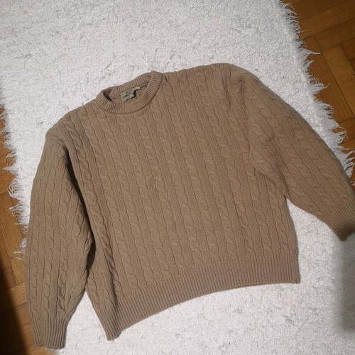 Cerruti 1881 knit sweater size M beige camel like new