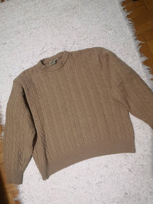Cerruti 1881 knit sweater size M beige camel like new