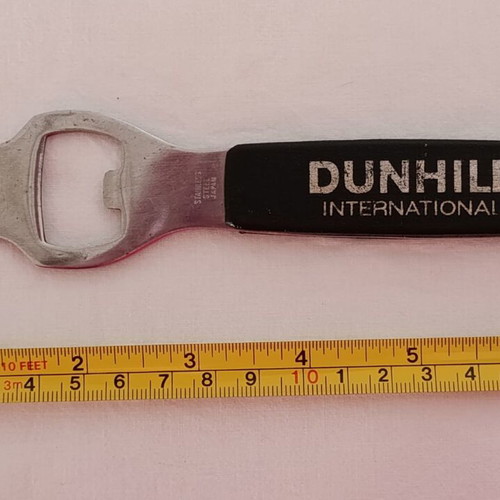 Dunhill International Bottle Opener used, authentic promo bar tool 1980's
