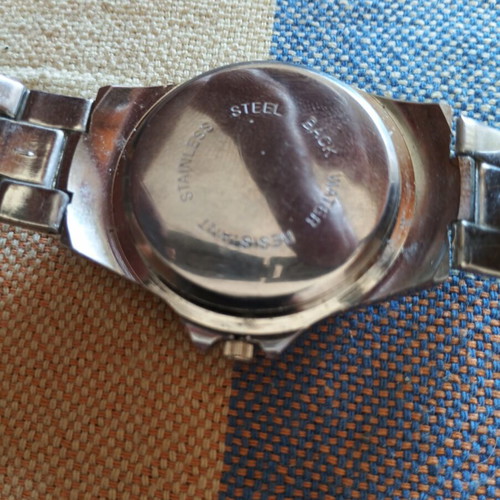 Tian Quartz men's watch silver, like new, full functional
