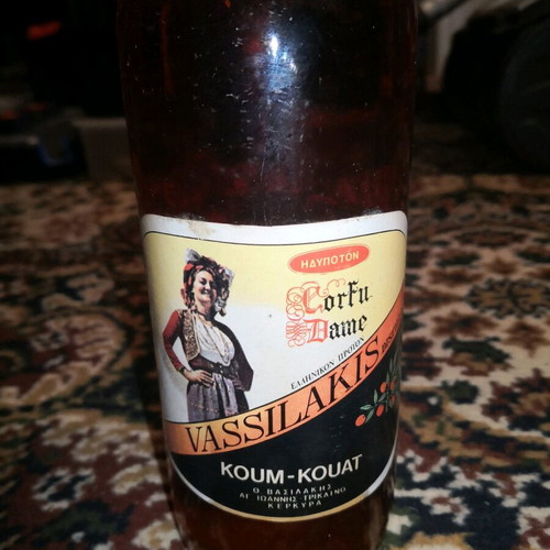 Vassilakis Koum Kouat liqueur used, sealed