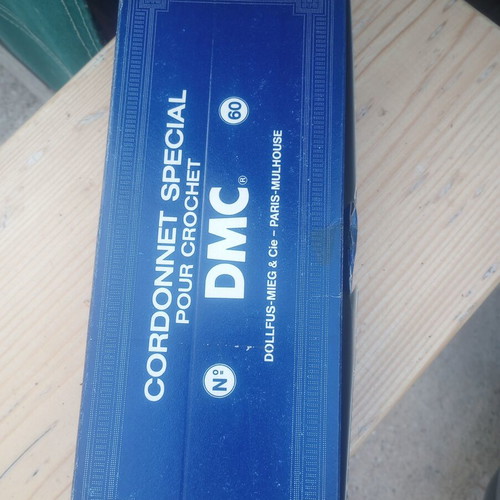 DMC Cordonnet Special No 60 cotton crochet threads, vintage, white
