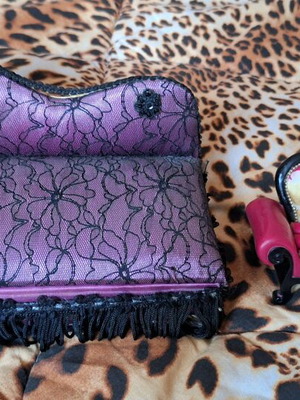 Vintage κοσμηματοθήκες μεταχειρισμένες σχέδιο καναπέ ροζ και μωβ