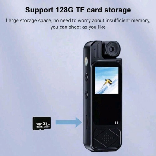 Mini camera new with instructions and charging cable
