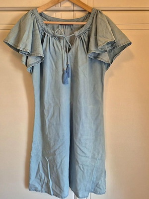 Jeans dress Marks & Spencer No10(38) like new, light blue fabric
