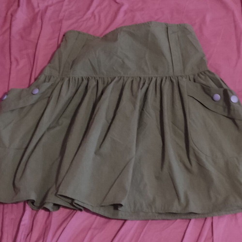 Khaki skirt Large with lining like new