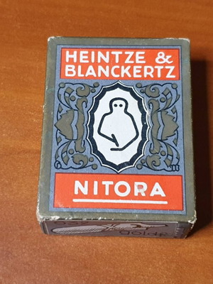 Heintze & Blanckertz No 632 Goldfarben nibs, pack of 99 with light oxidation