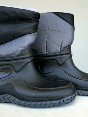 Unisex boots for cold and snow with fur like new, size 37