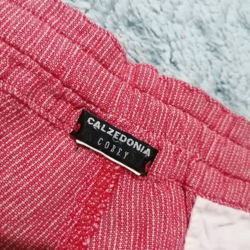 Calzedonia cotton shorts used, red, size M