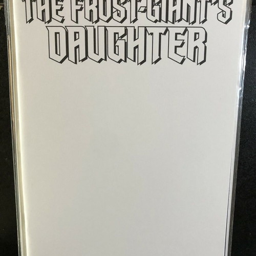 The Cimmerian The Frost Giant's Daughter #1 Blank Variant like new