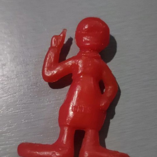 Lucky Cup & Bozo figures used toys