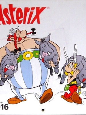 Συλλεκτικό ημερολόγιο 2014 Asterix σαν καινούργιο με πολυτελές illustration εξώφυλλο