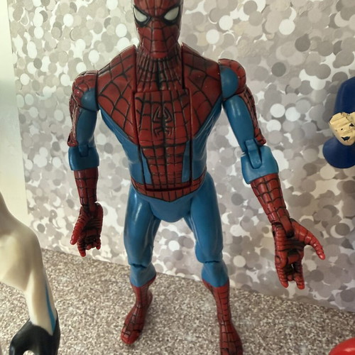 Set of 5 Action Figures Spiderman Superman Power Rangers Max Steel like new