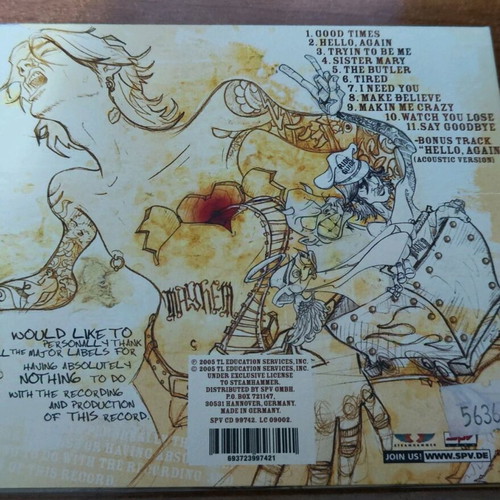 Tommy Lee Tommyland - The Ride CD digi like new