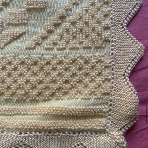Wool decorative blankets handmade double new