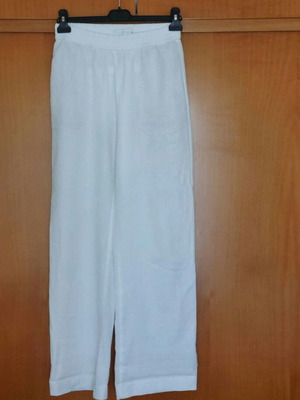 Linen pants Zara new, white, size S