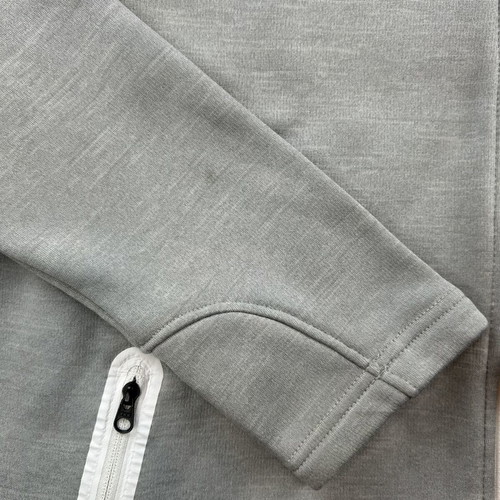 The North Face women's fleece jacket with hood, used, size L, gray