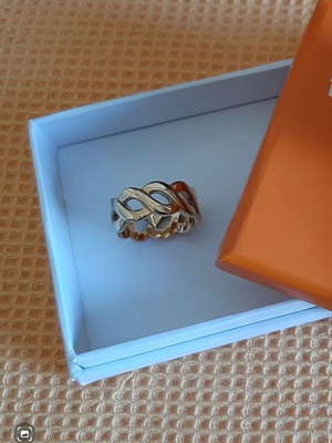 Folli Follie ring new, size 54, pink-gold