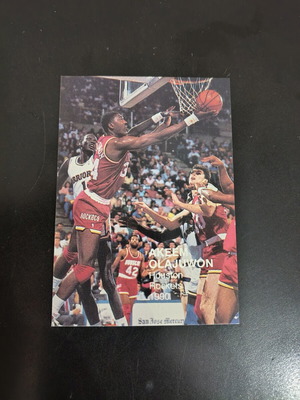 1990 NBA Hakeem Olajuwon Superstars card like new