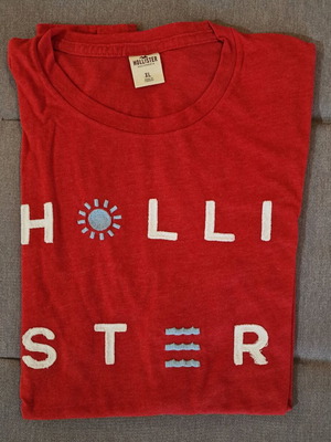 Hollister T-shirt new, red, size XL