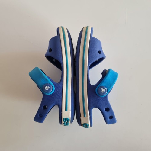 Crocs children's sandals used, blue size C6