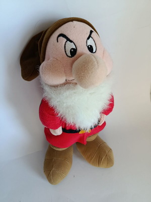 Grumpy plush dwarf Snow White and the Seven Dwarfs Disney 40cm like new
