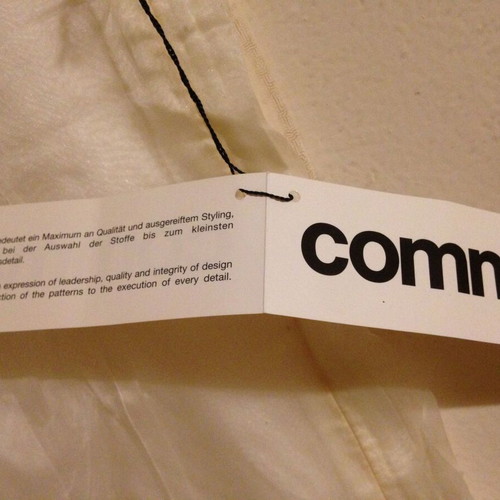 White vintage dress 100% silk comma No40 new