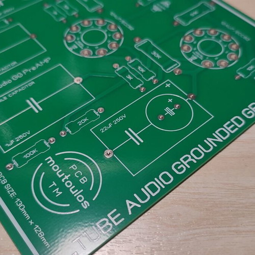 Tube Audio Stereo PreAMP PCB Grounded Grid new