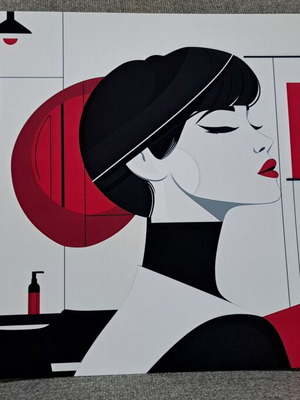 Hair Salon Poster new, Mad Lab Prints print