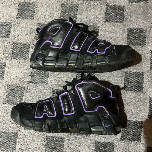 Nike Air More Uptempo used, black and purple, size 44