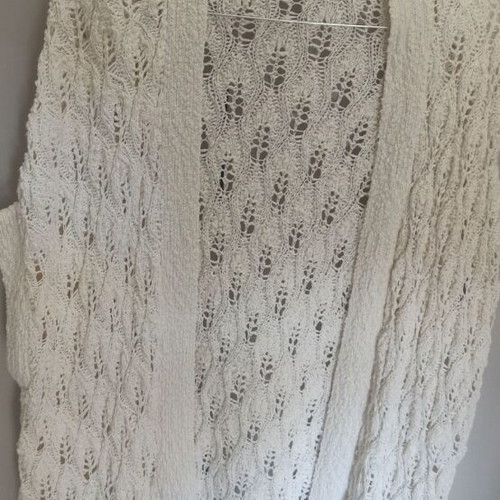 Bershka white sleeveless cardigan small like new