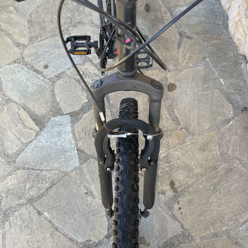 Clermont MTB 29" mountain bike used, black/grey with pink details