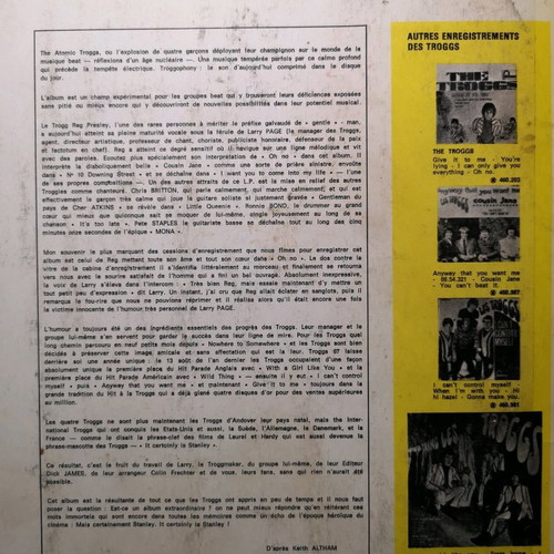 The Troggs Trogglodynamite record used, first Greek edition 1967