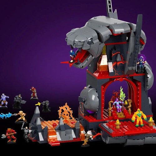 Mattel Brick Shop Masters of the Universe Clash at Snake Mountain set new